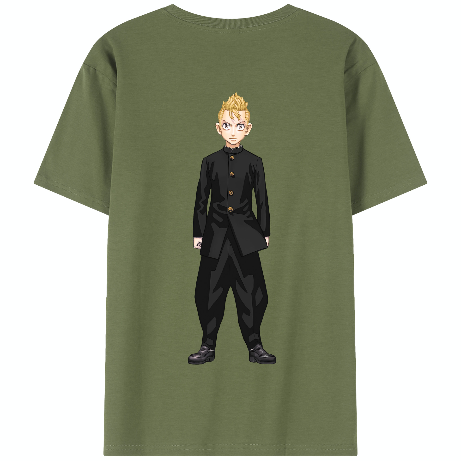 （画像用） 東京リベンジャーズ Tokyo Revengers 綿100％半袖Tシャツ（背面プリント）